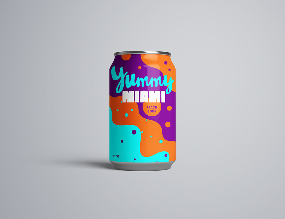 Liliia Chorna - soda beverage can design