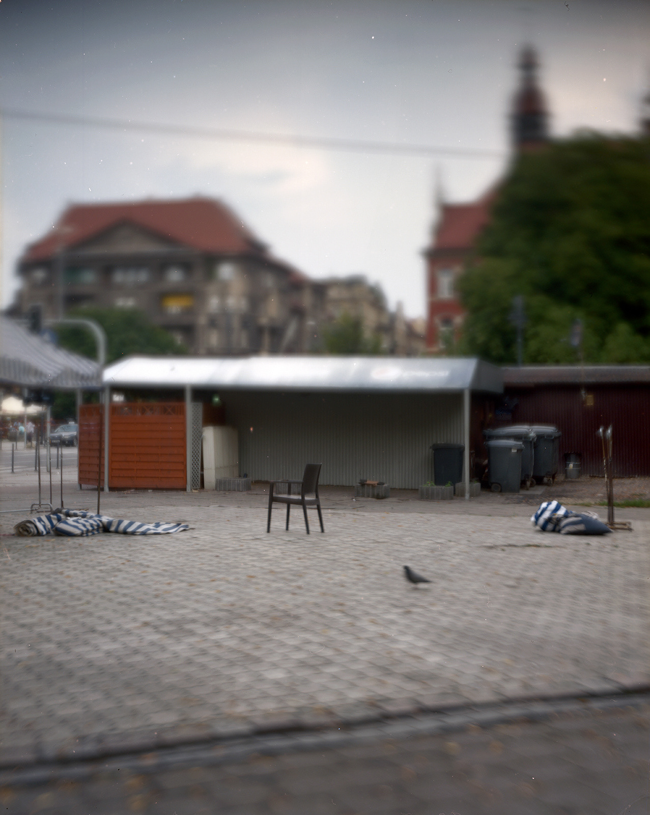 Katowice, Poland, 2016 / Unmarked site of the destroyed high synagogue.