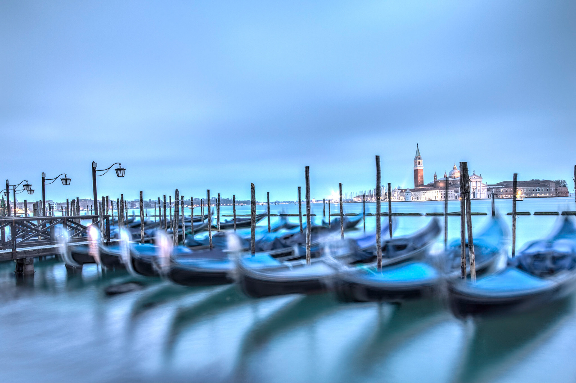 Gondolas At Dawn