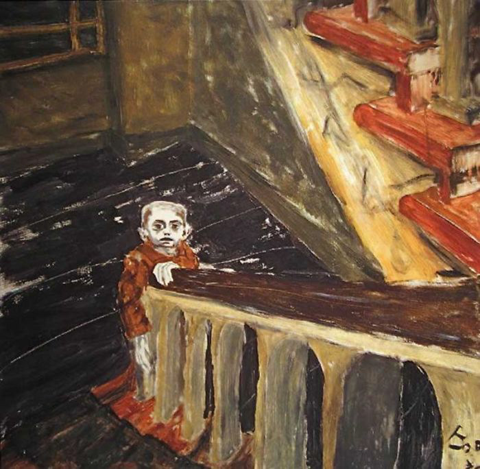 Child In Berlin (1977), original painting