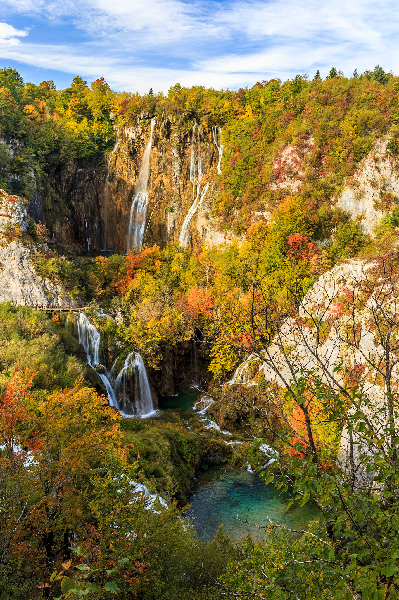 Big Falls at Plitvice National Park