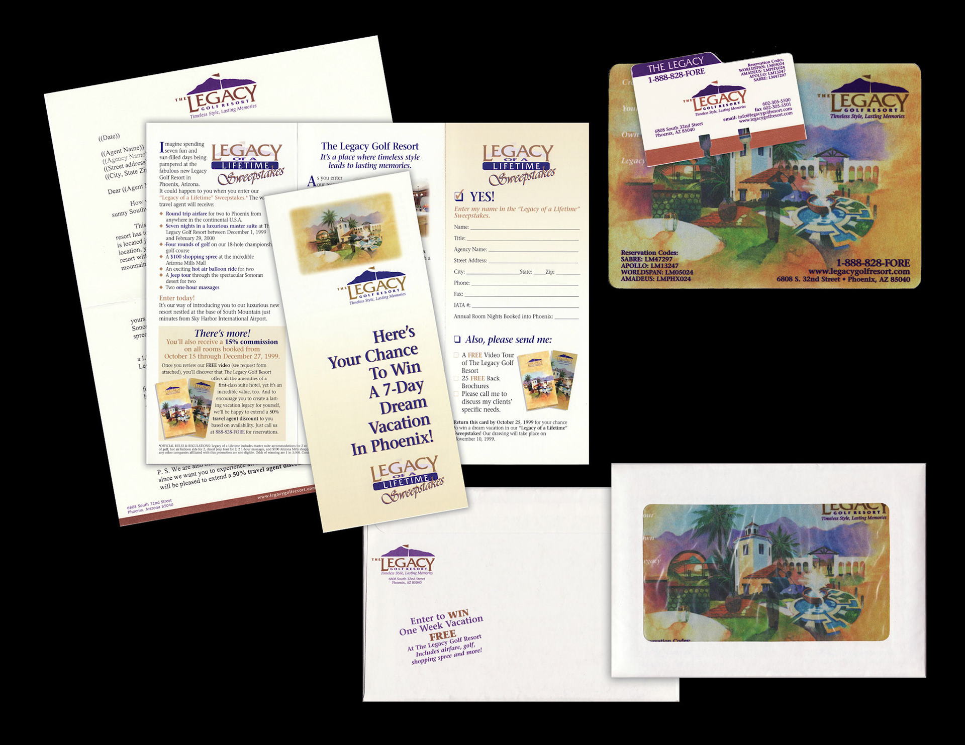 Legacy Sweepstakes - 5-Piece Mailing 