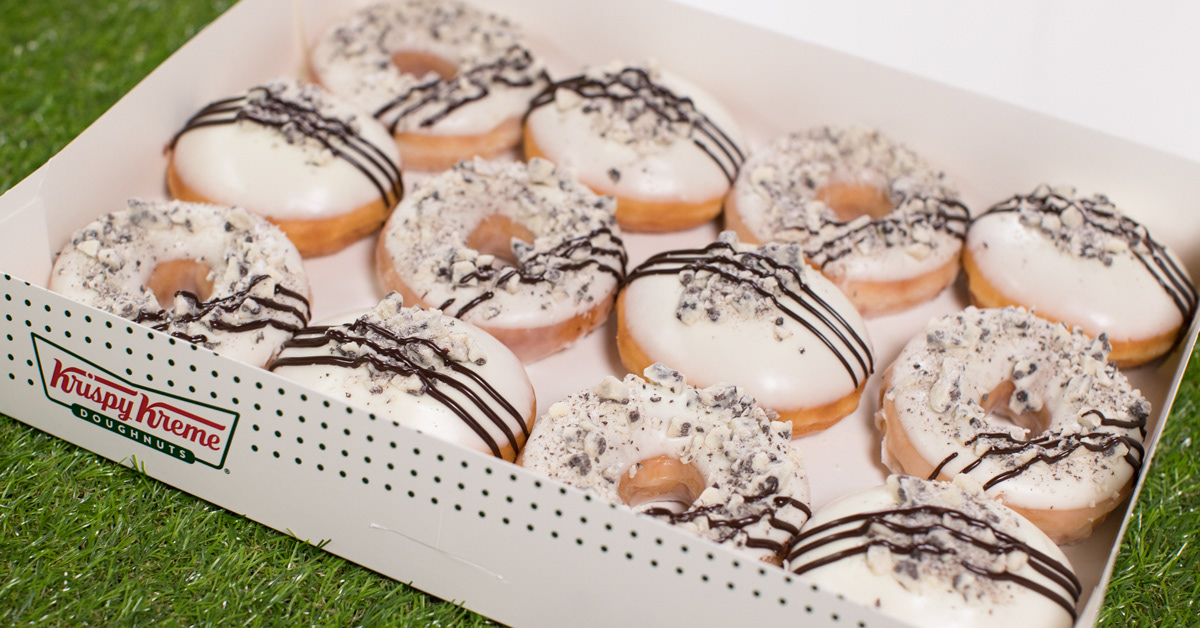 reese geronimo Krispy Kreme Hershey's Cookies+Creme launch Campaign