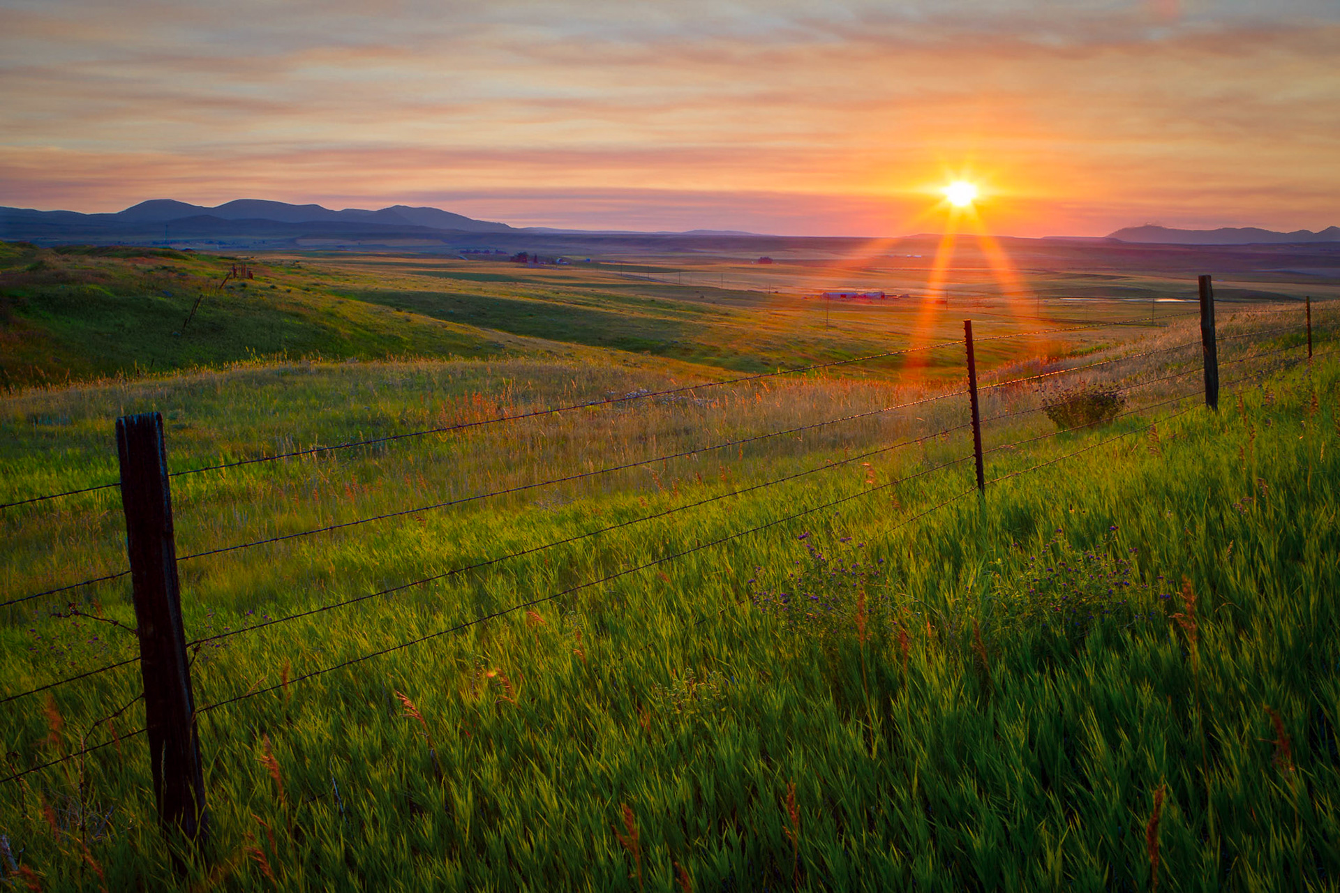 Sunset at Sage Creek
