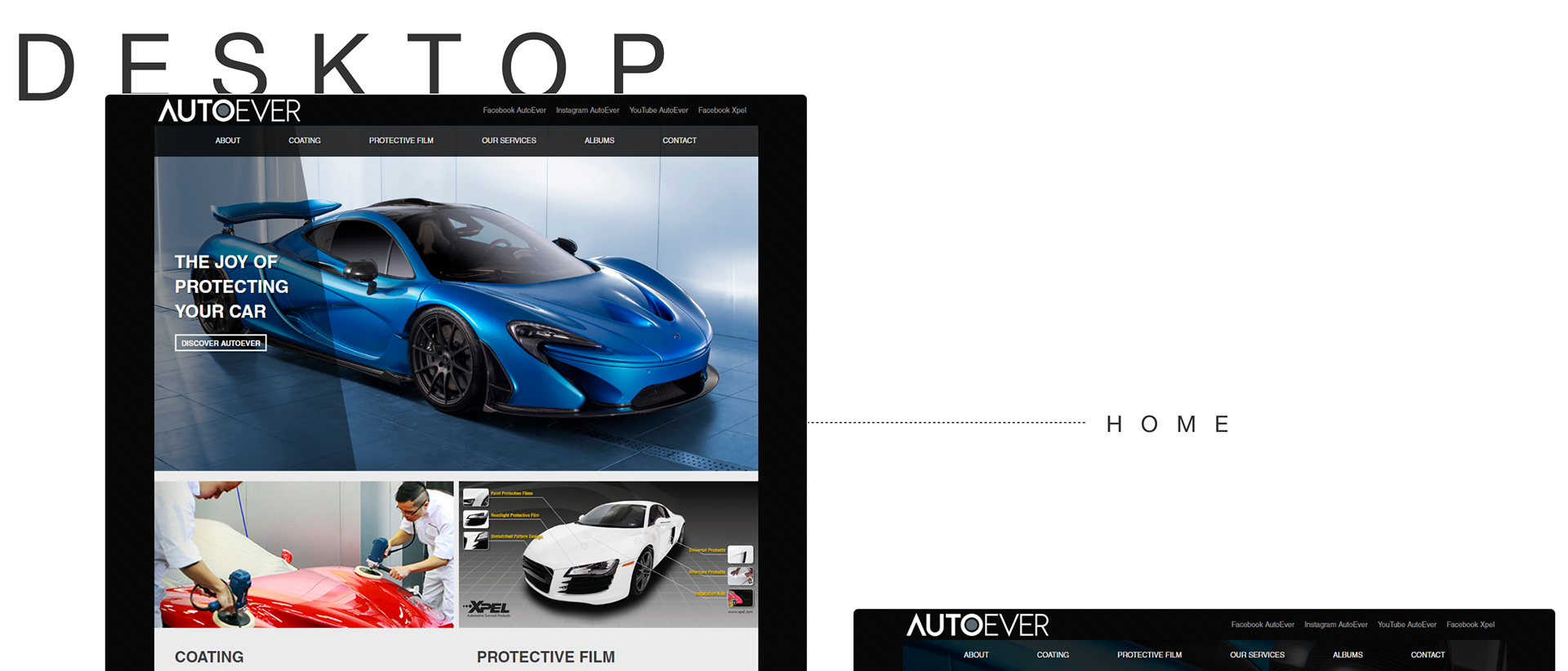Autoever website detailed design for desktop 1