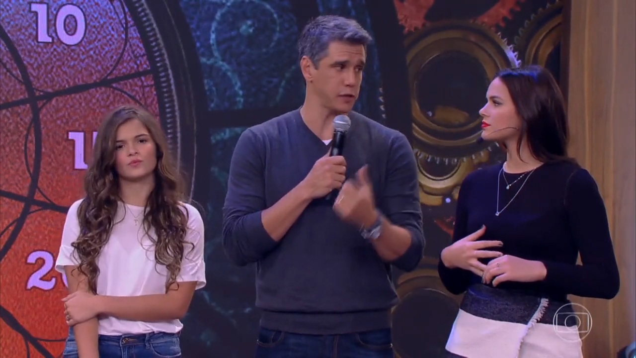 telões ambientação da prova