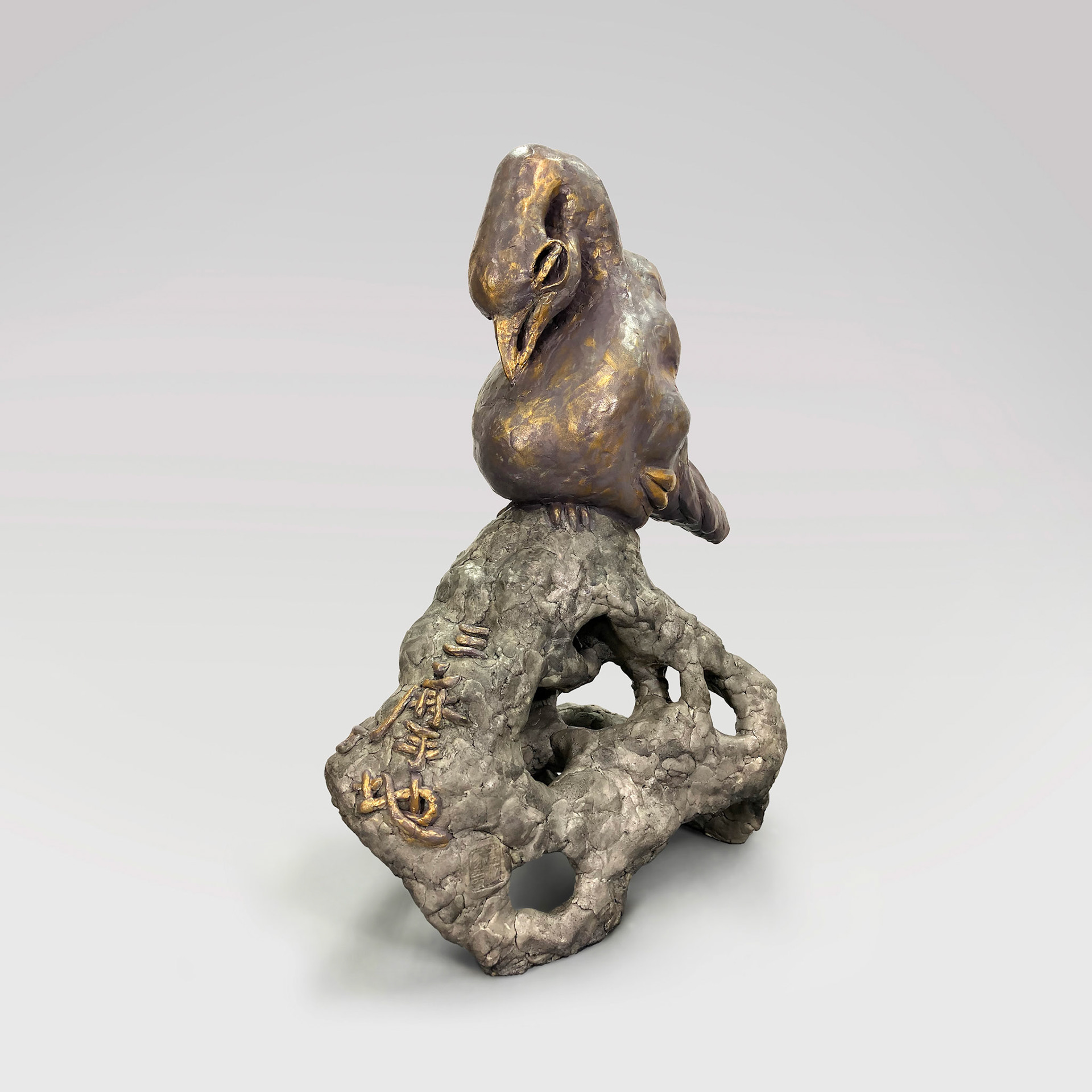 《静坐》Meditate - 3D Ink Wash Painting Sculpture Series