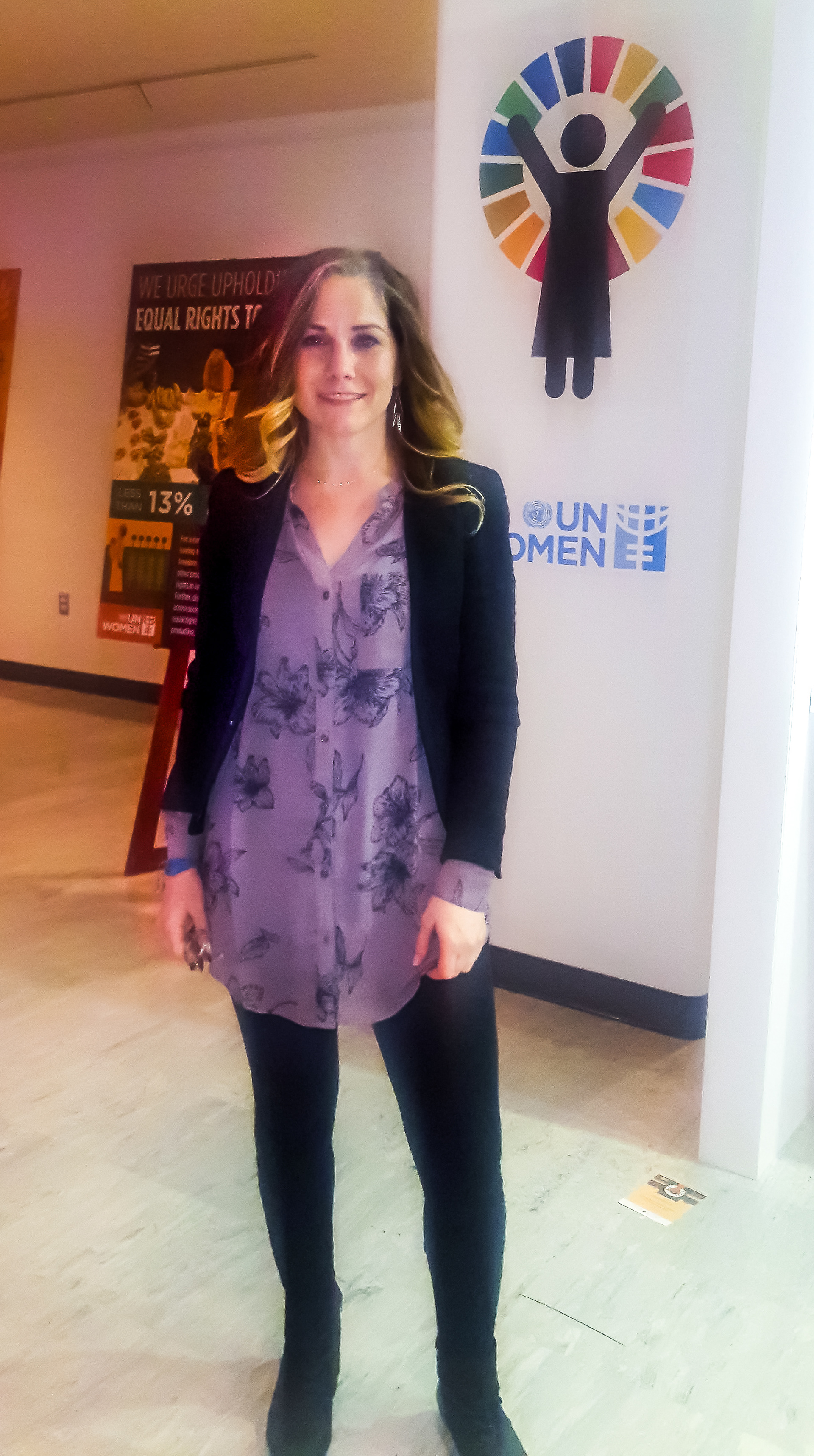 Attending the UN Commission for the Status of Women at the United Nations in NYC.