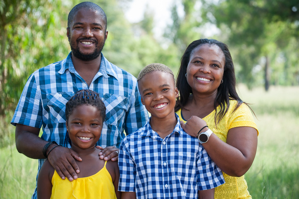Family portrait session in Springs, Gauteng