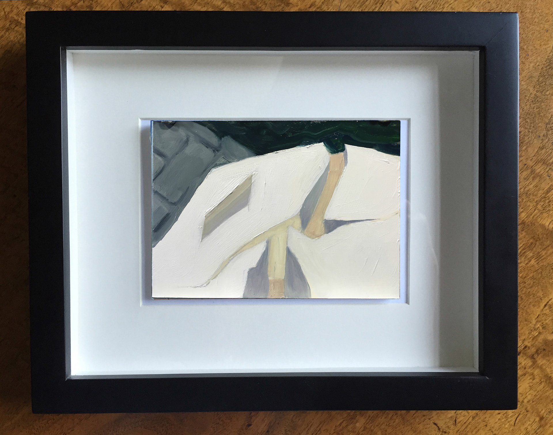 "Cretto V" Oil On Foam Core Panel, 4.5" x 6", 2015 