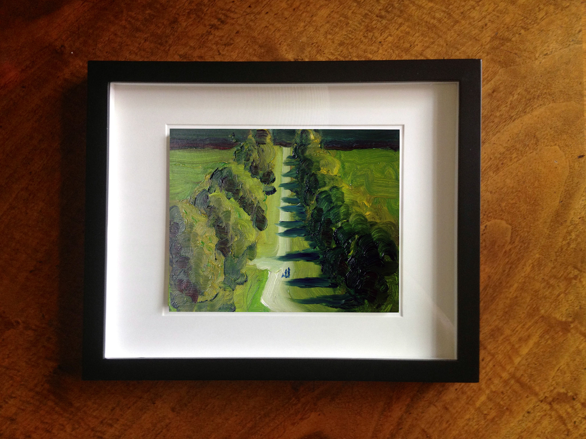 "Storm King III",  Oil On Foam Core Panel, 4.5" x 16", 2012, Private Collection