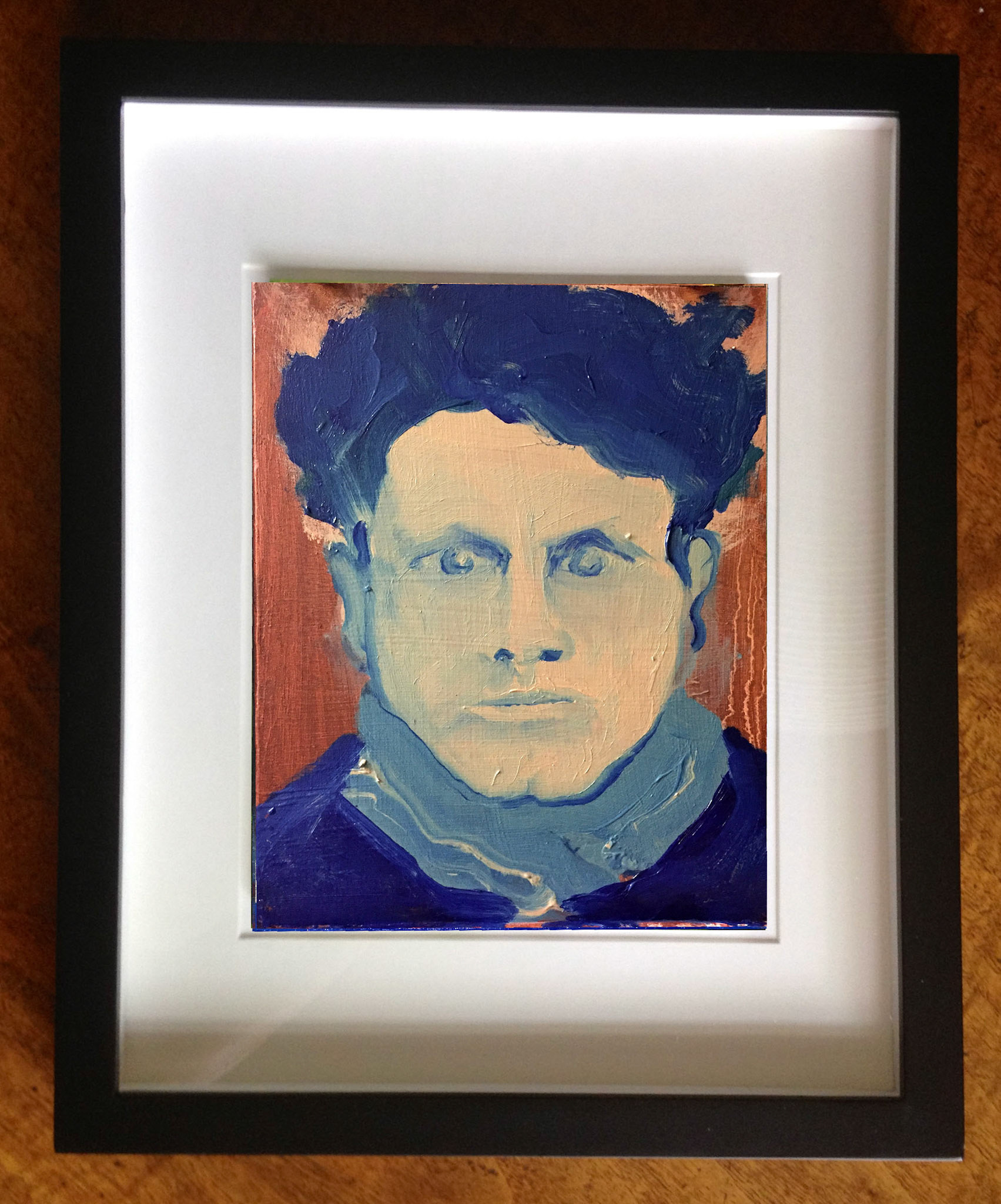 "RP 09", Oil On Foam Core Panel, 4.5" x 6", 2016 