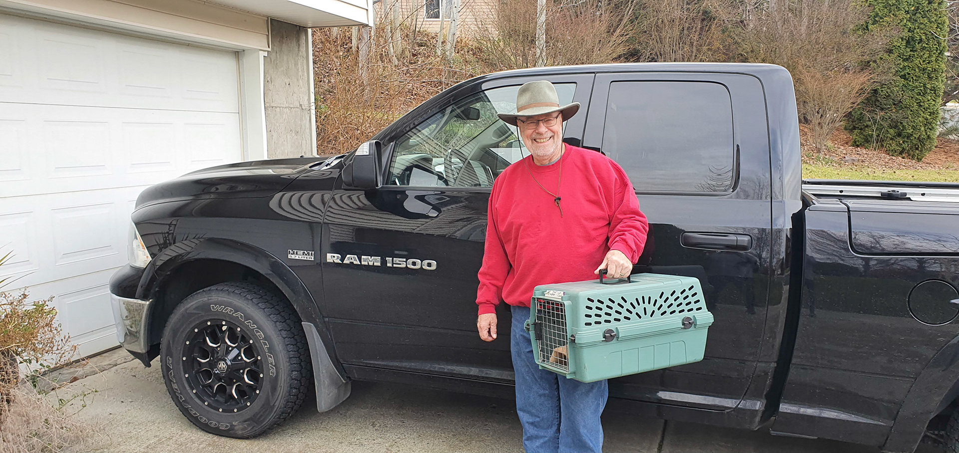 Maybe he would like a window seat