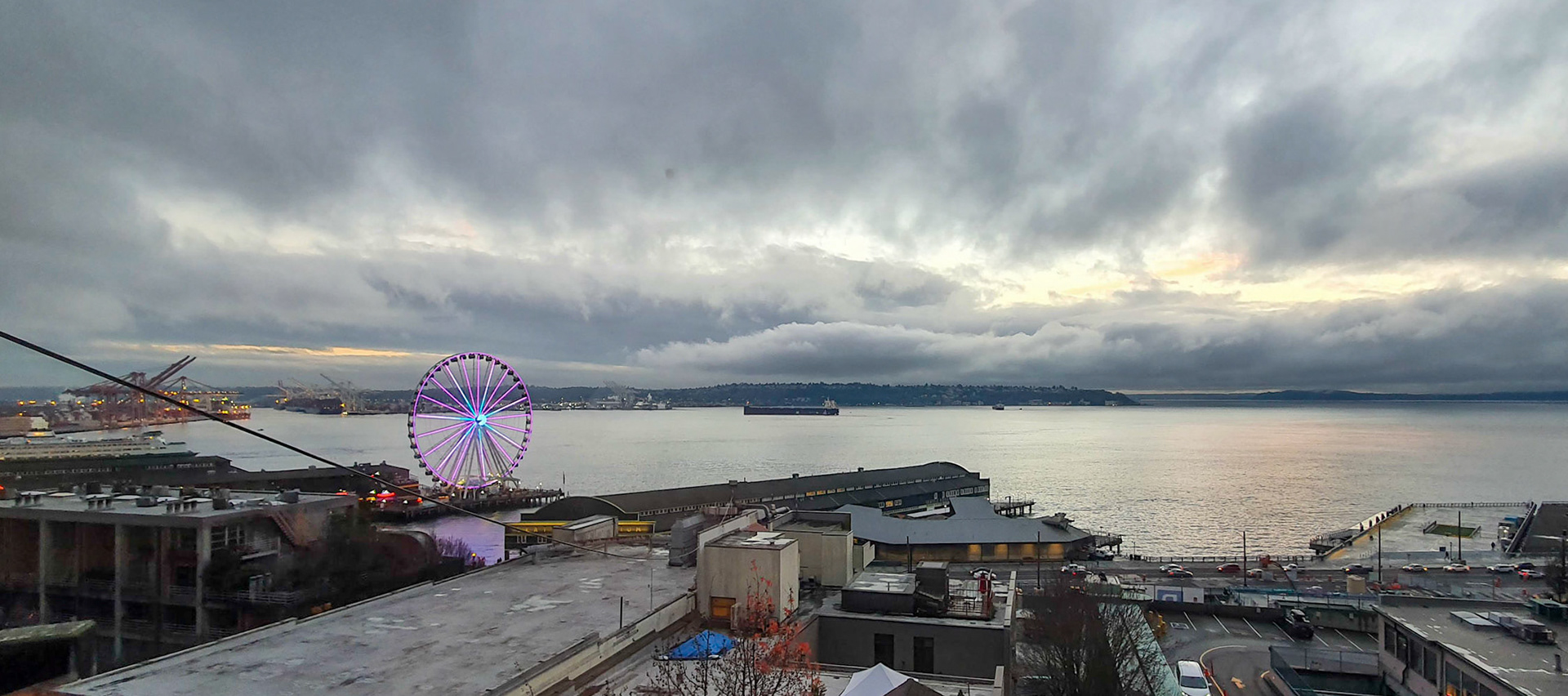 The view from Pike Place Market