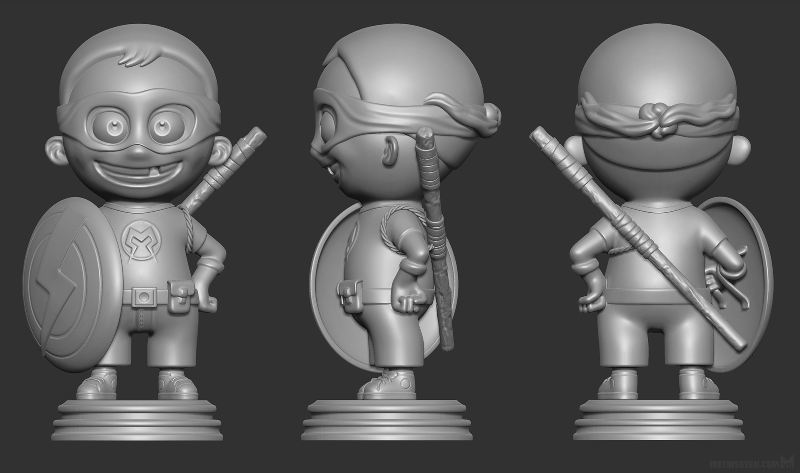 3d model, 3d design, 3d ontwerp, 3d character, 3d karakter, 3d print, toy, speelgoed, cartoon, superhero, kid, child, statue, cute, lief, jongen, boy, sculptuur