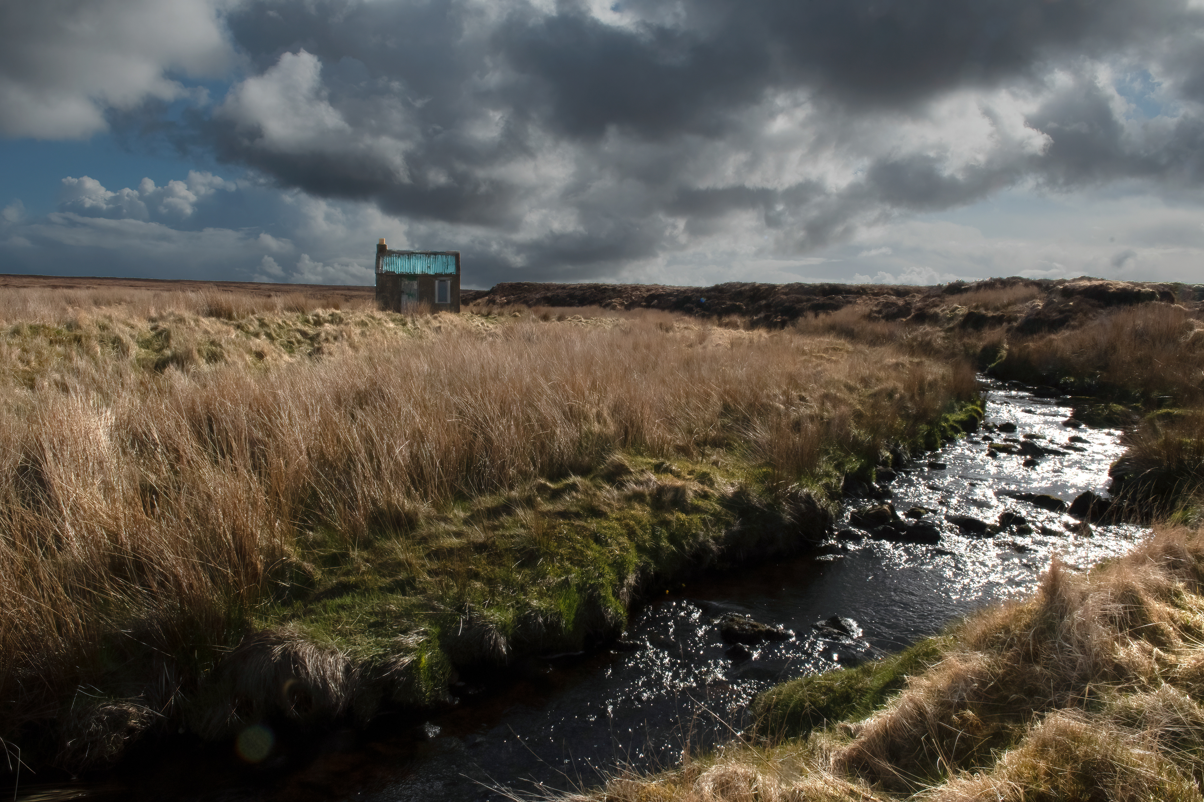 Bothy and strath, Isle of Lewis