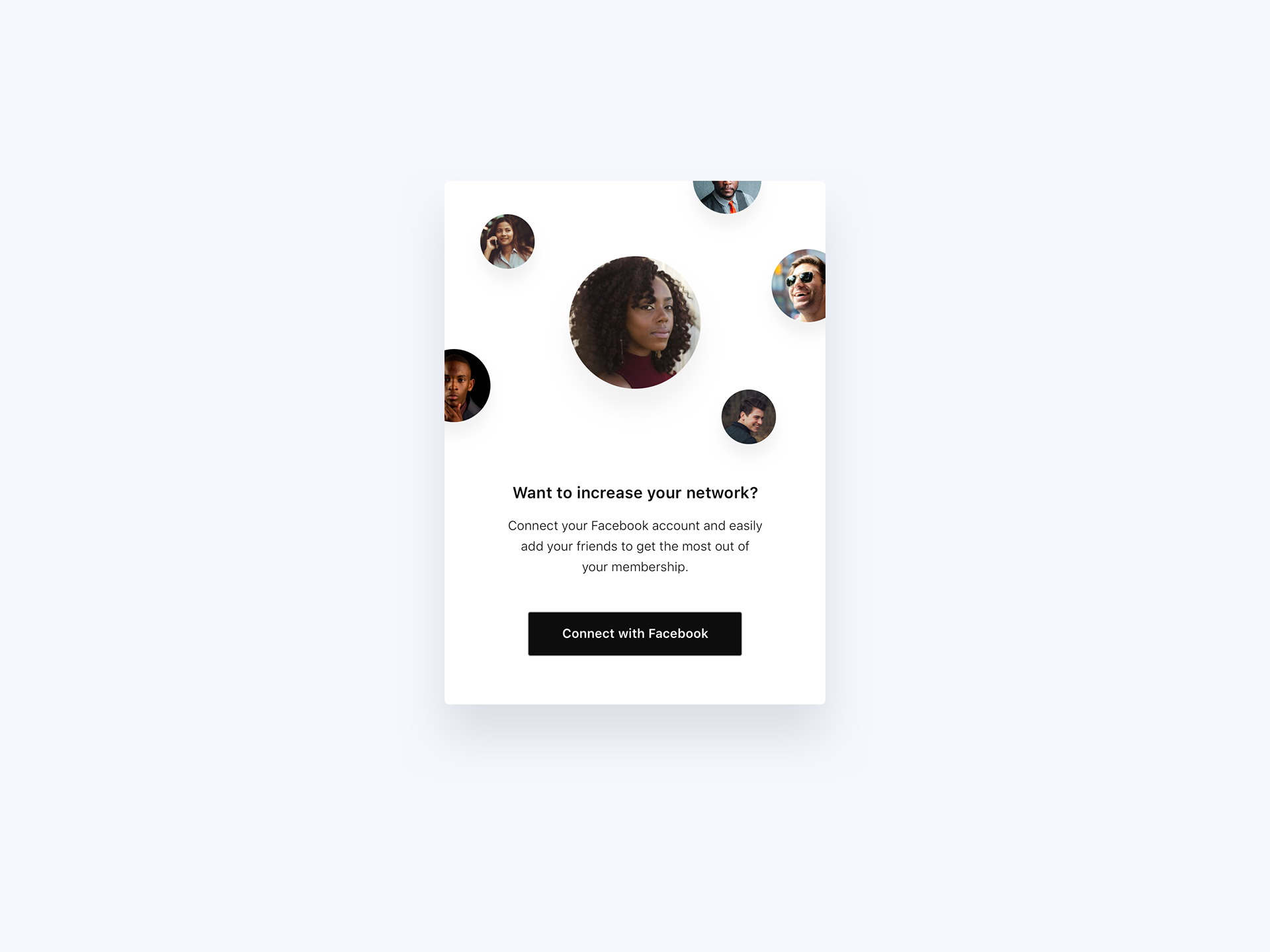 Web Design - Connect To Friends Widget by Milan Houter