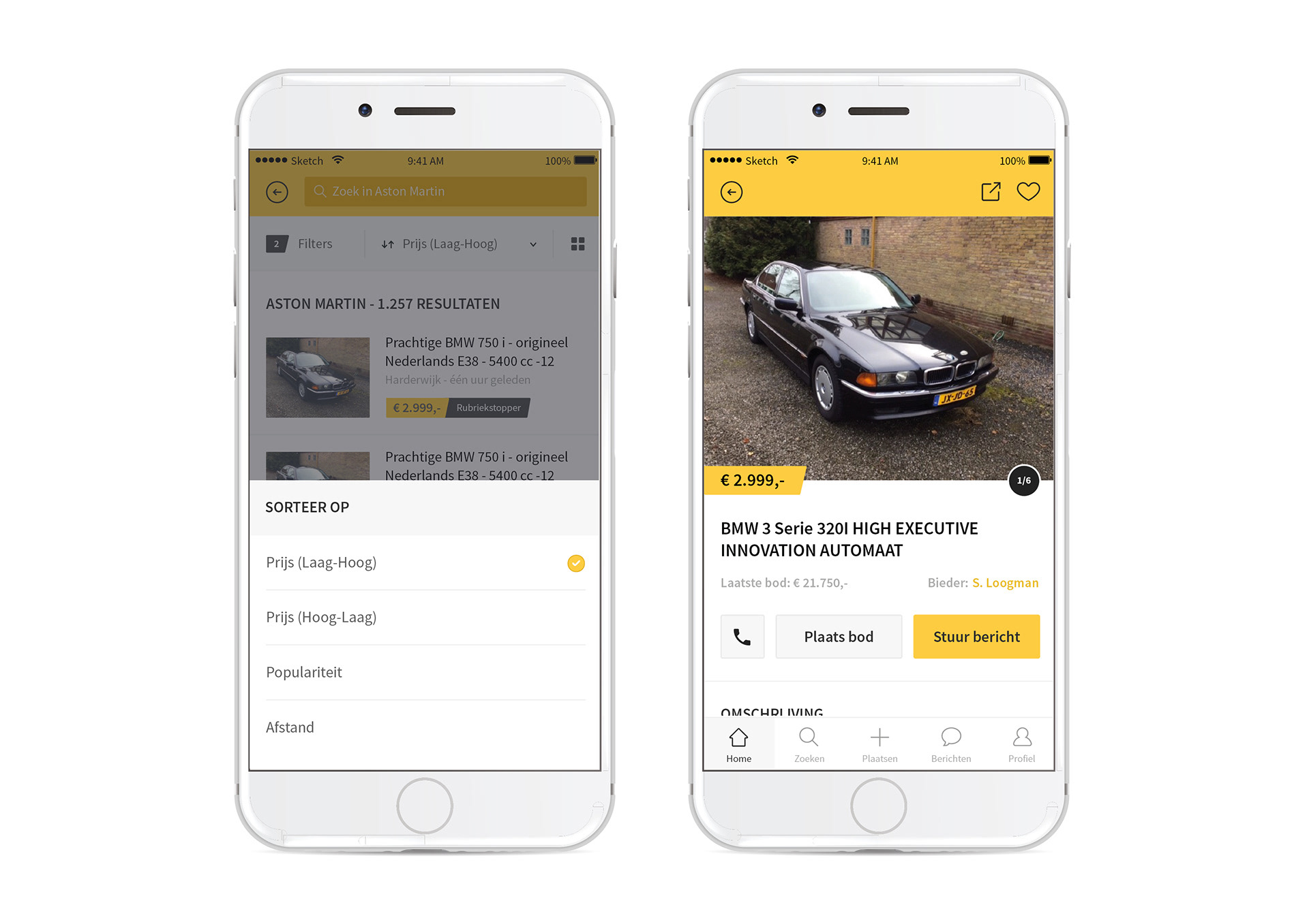 Speurders.nl App Design Concept by Milan Houter