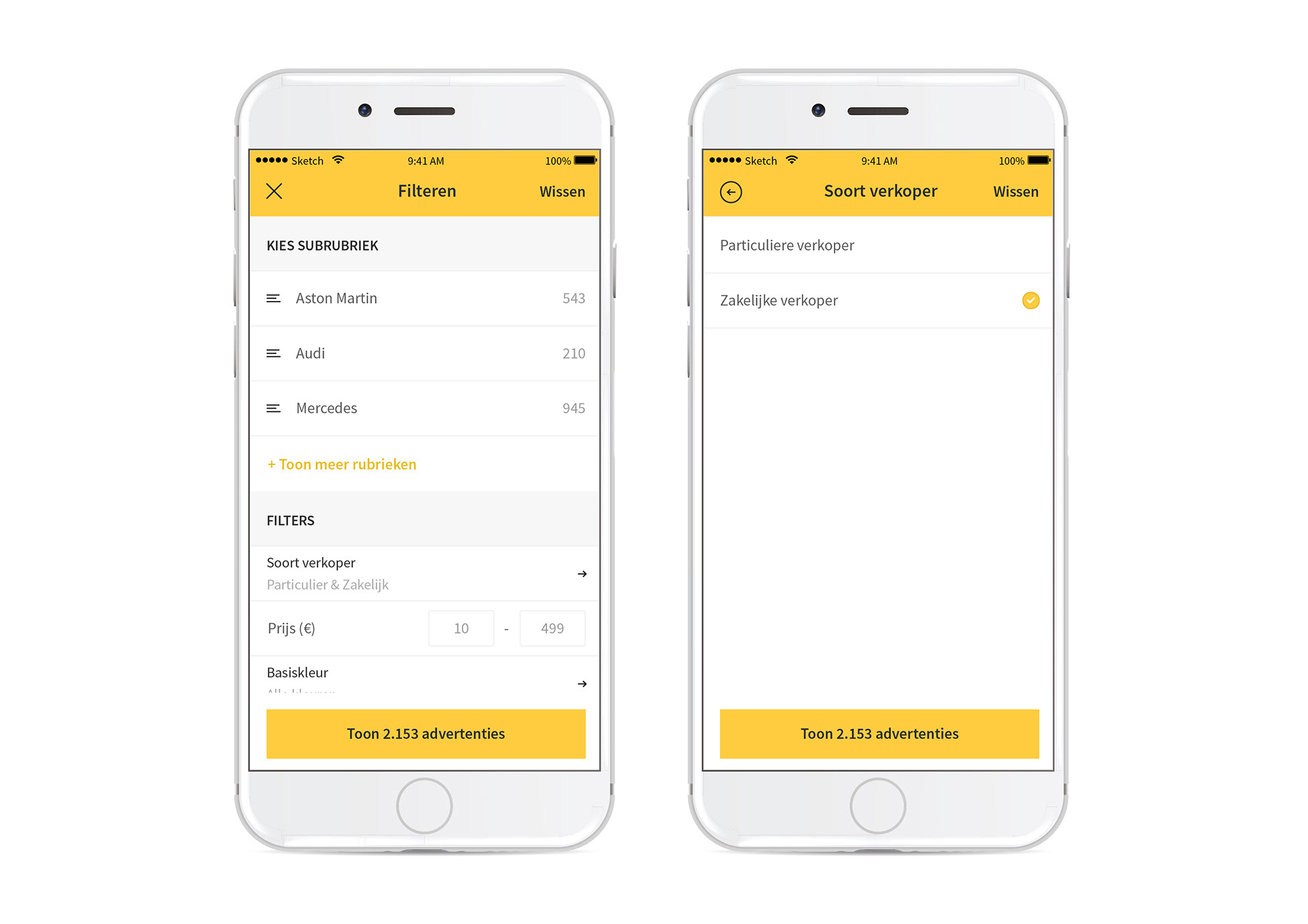 Speurders.nl App Design Concept by Milan Houter