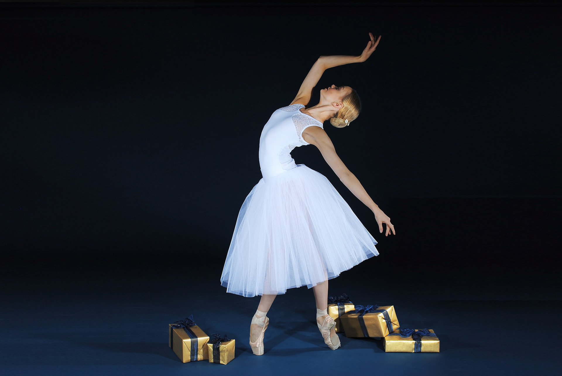 Dancer Jess Templeton modeling for Dancewear Central - product and campaign photography