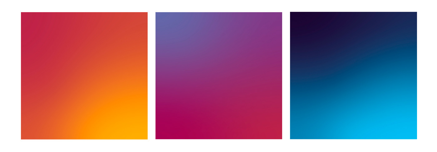 lindsey ahmet graphic designer gradient colour pallet for a smart phone application design concept