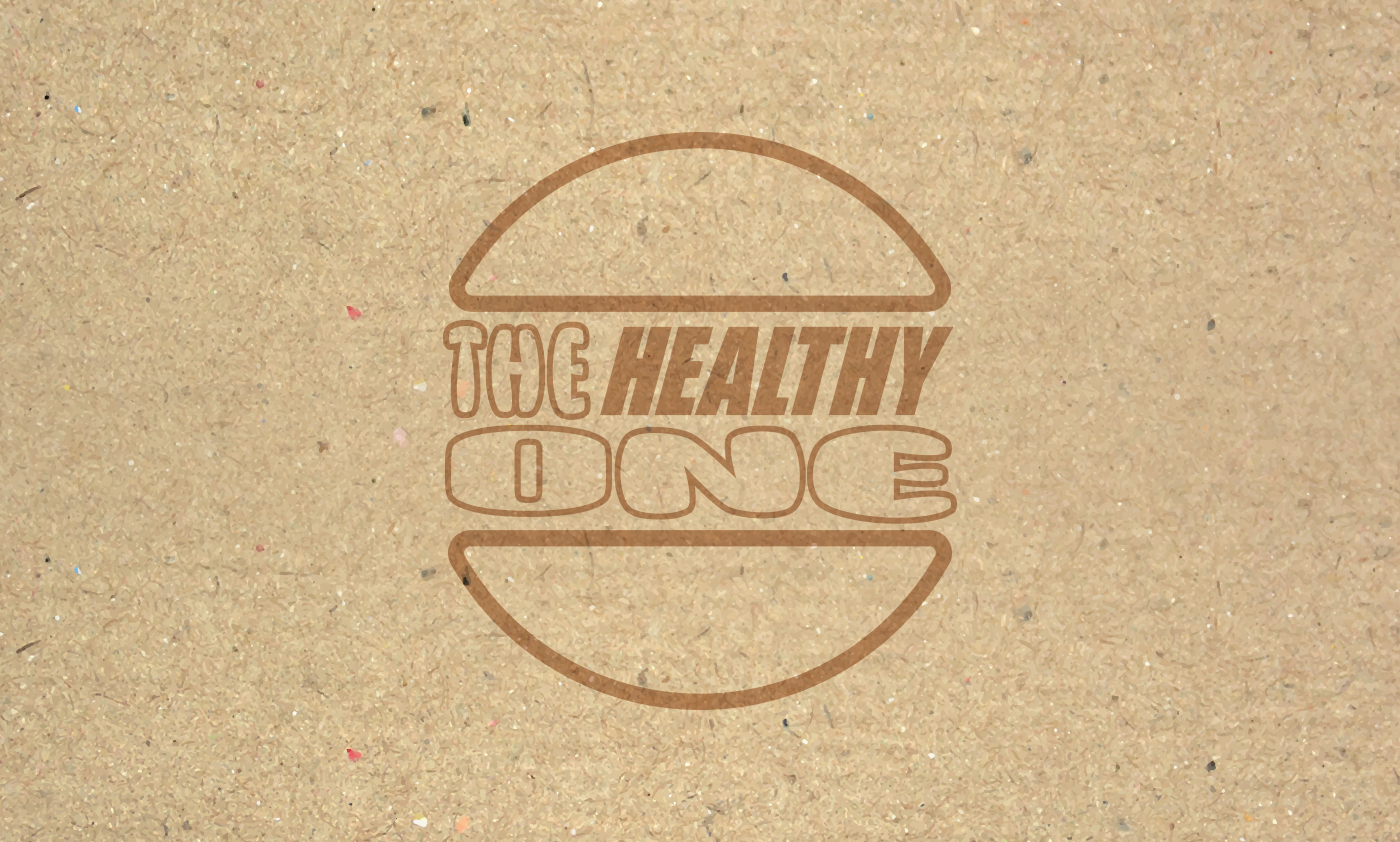 The Healthy one logo design for packaging concept brief
