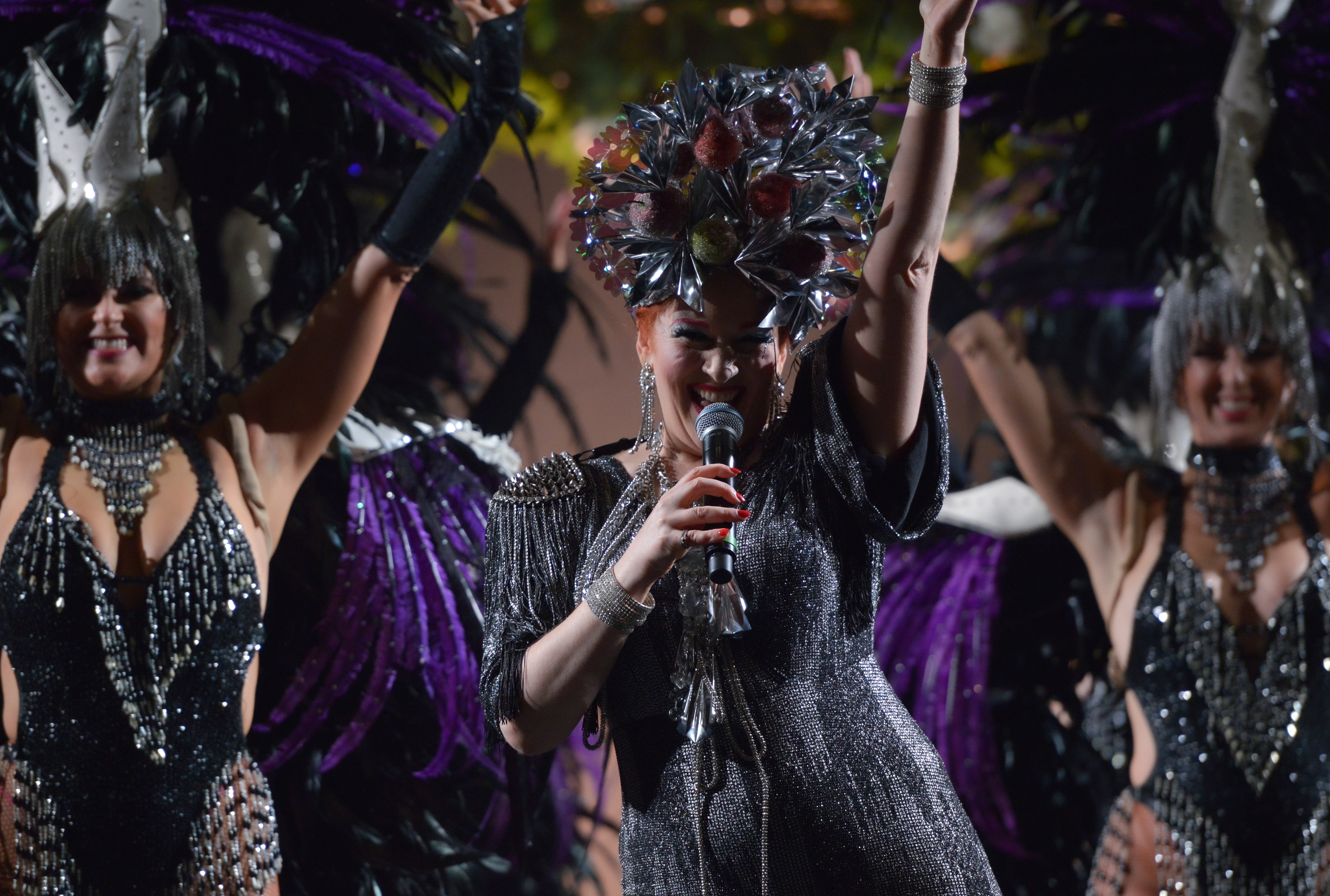 Baiana Band and On Pointe Productions on stage at the 2019 manchester Fashion Festival - event photographer