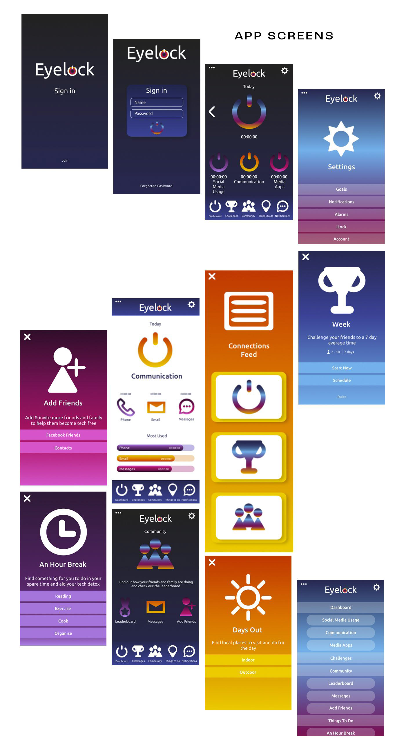 lindsey ahmet graphic designer application design concept screen examples and wireframe design