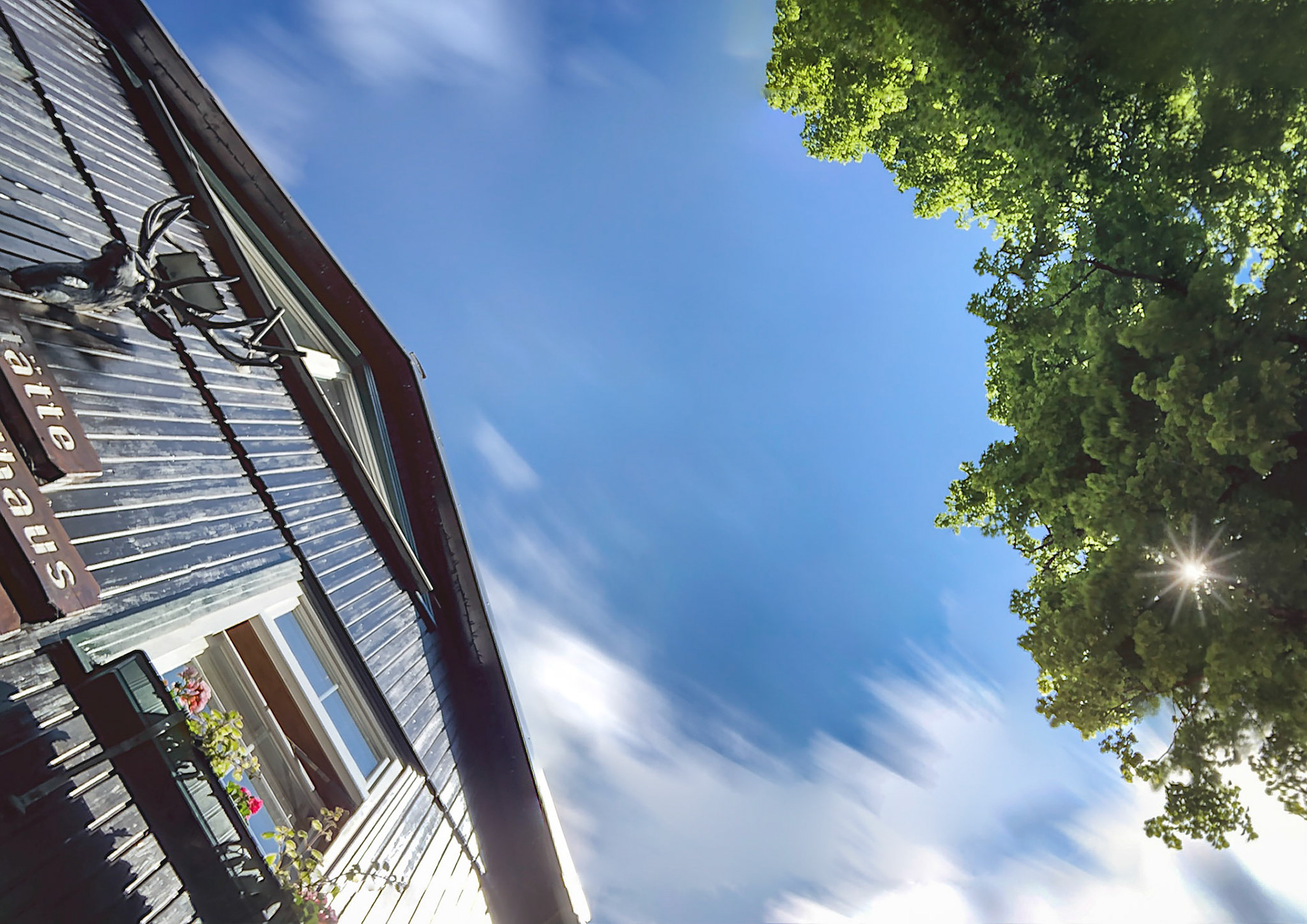 Langzeitbelichtung am Rehberger Grabenhaus