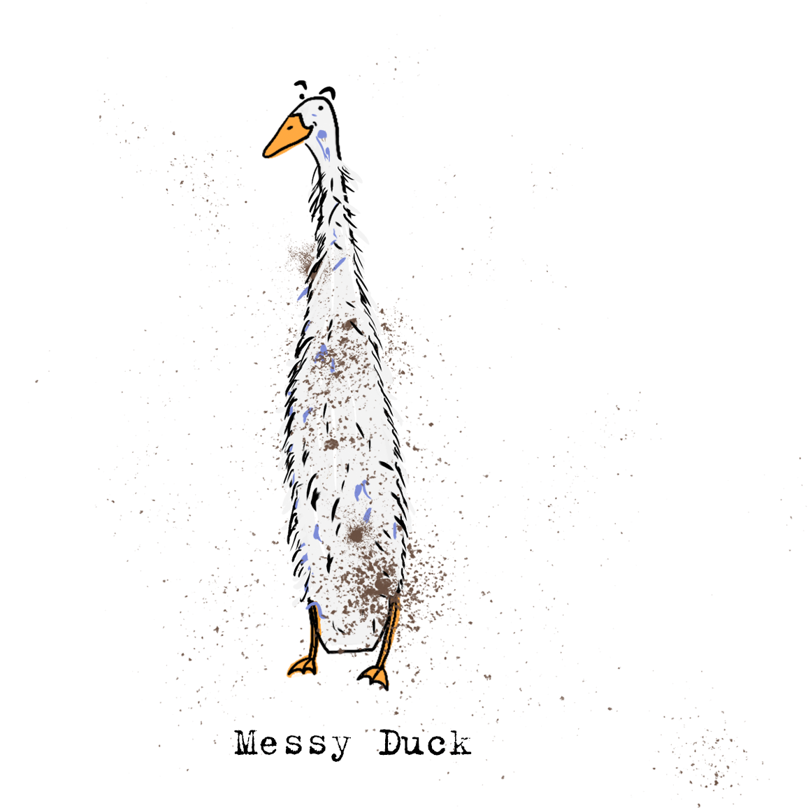 Messy Duck was borne of a duck-naming competition!