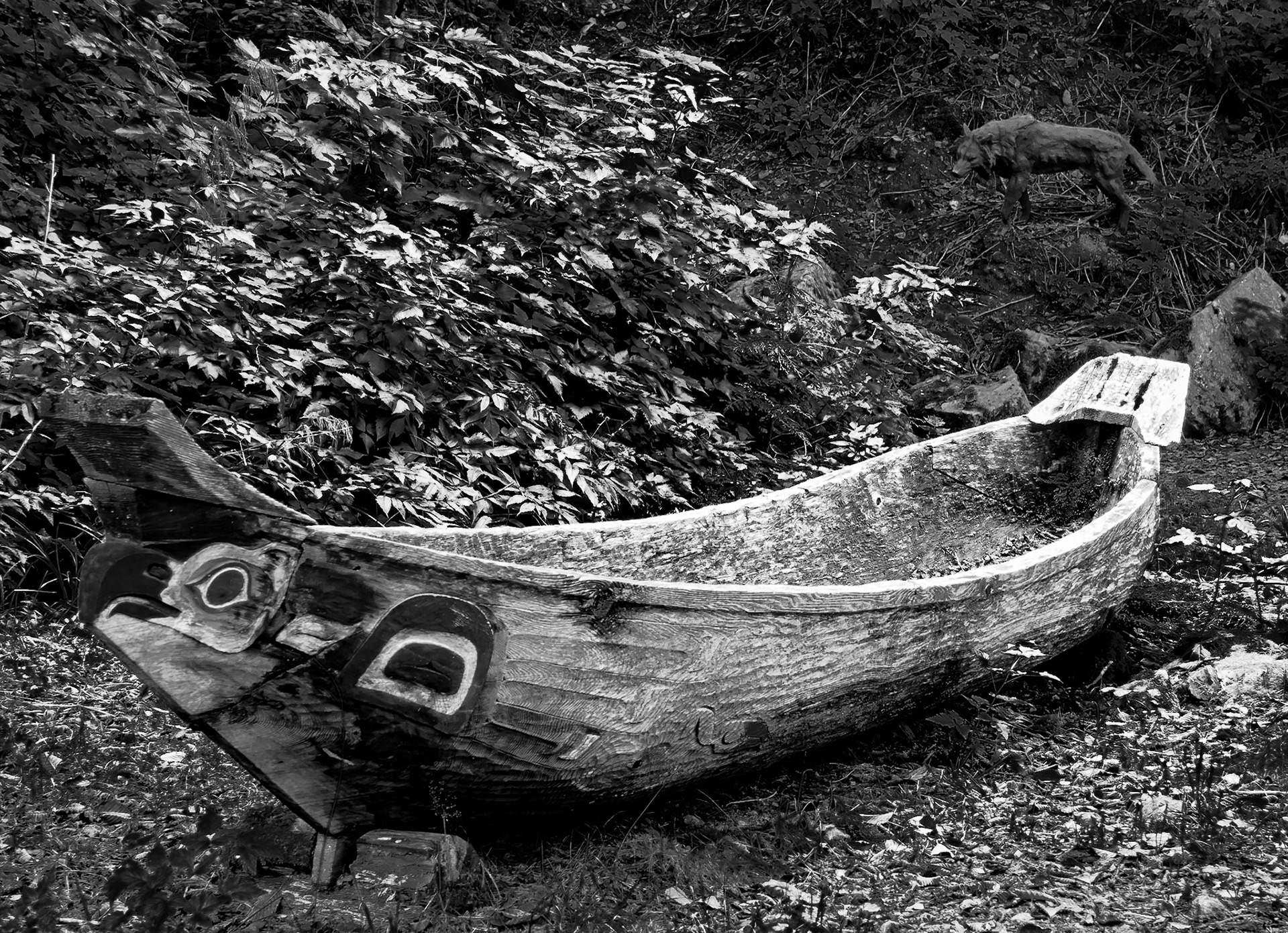 Wooden Canoe in Ketchikan