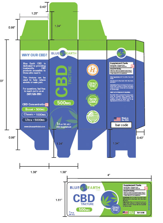 CBD Tincture packaging - 500MG