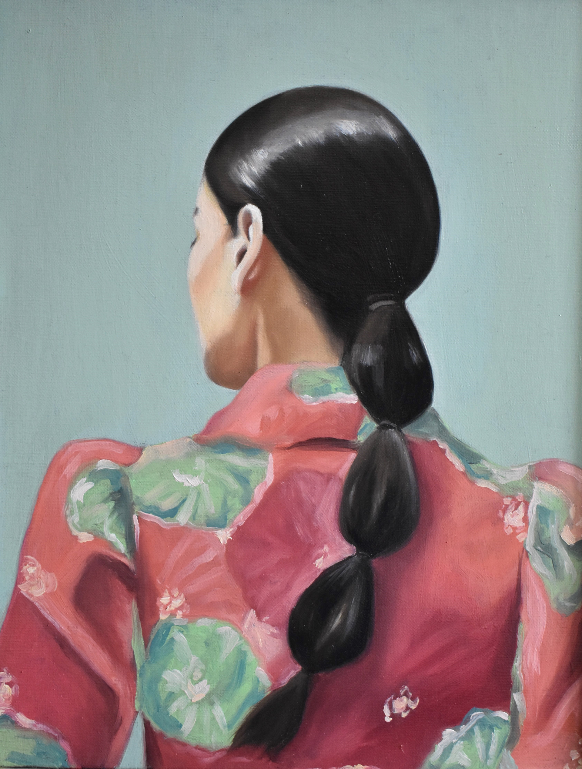 The Ear - 2019, Oil on linen 45x38cm