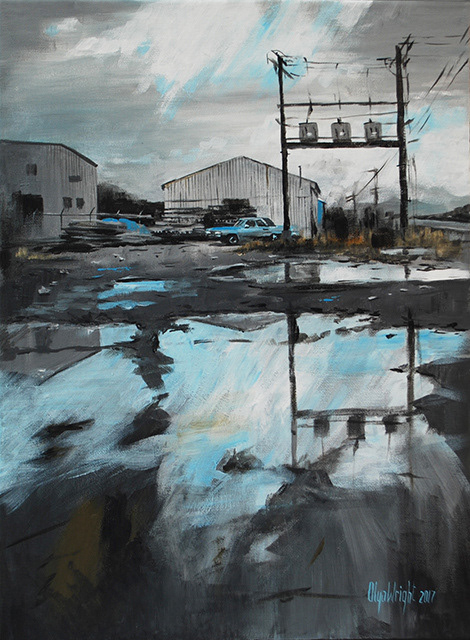 "After the Rain" / Acrylic on Canvas / 18" x 14"