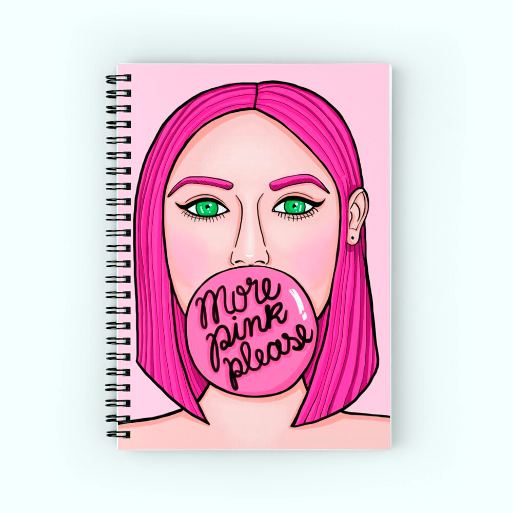 "More Pink, Please" Notebook