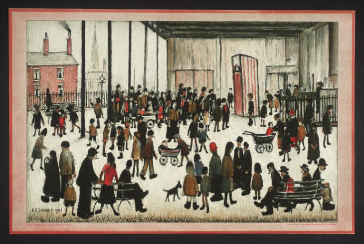 L.S.Lowry - Punch And Judy (1943) Collection : Tate
