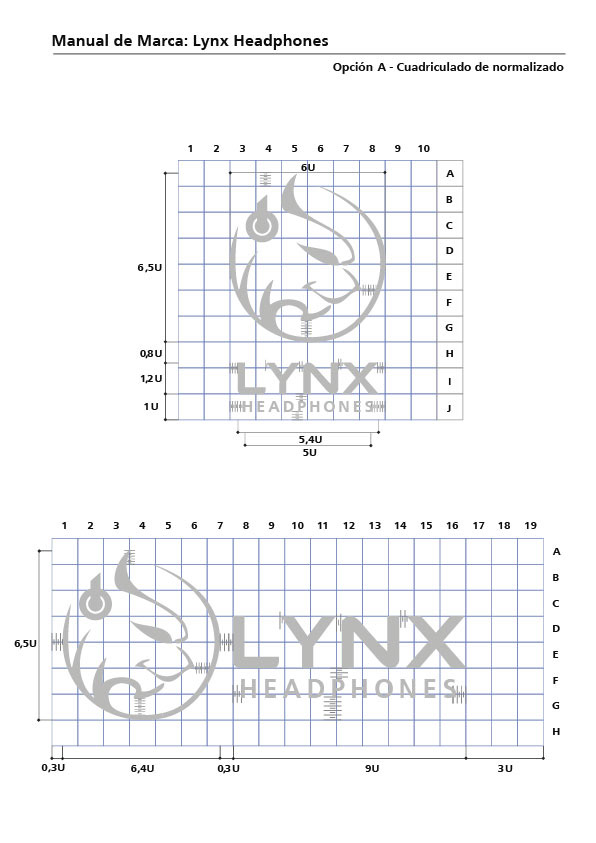Auriculares LYNX - Dimensiones delLogo