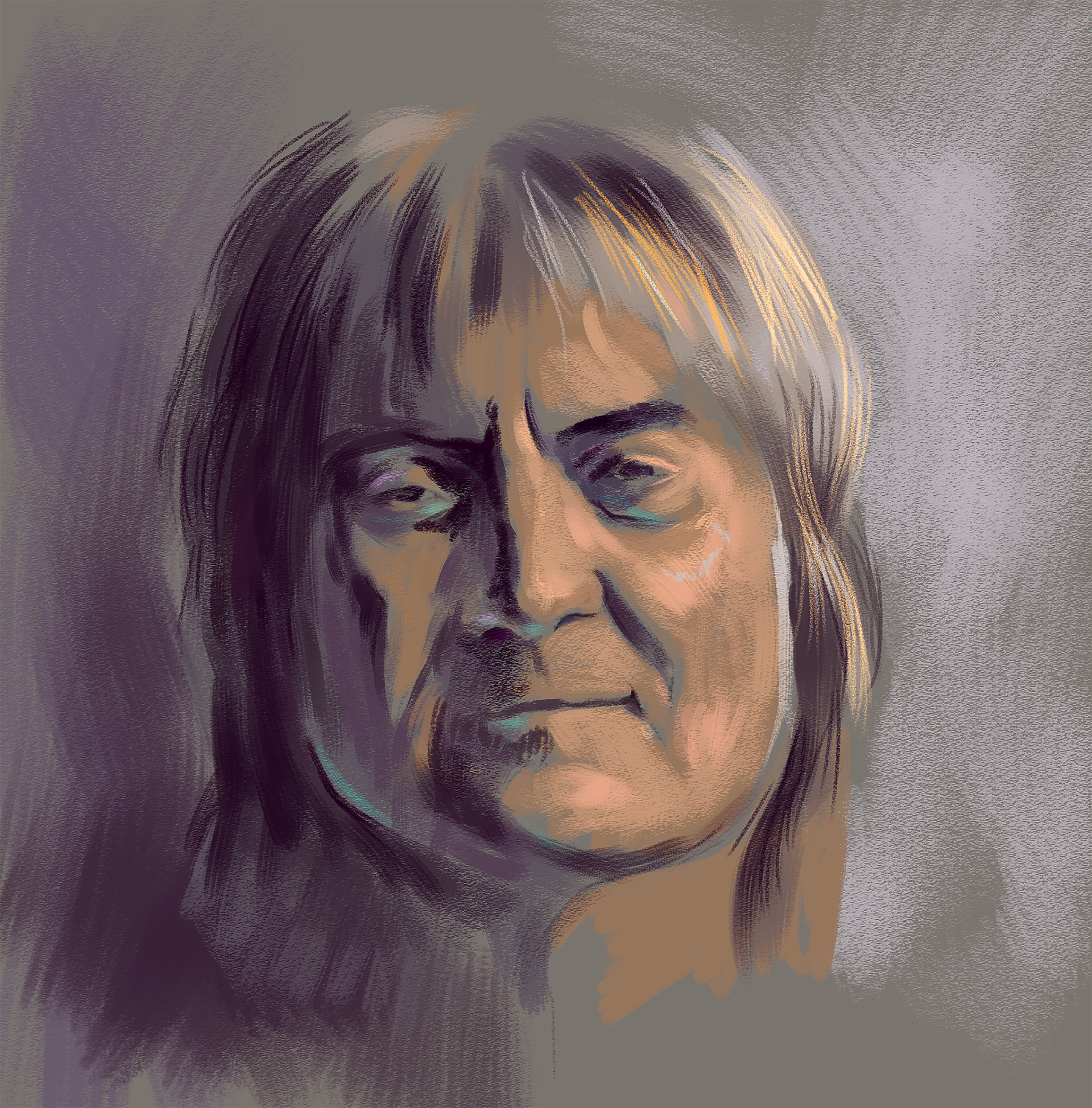 Fred's Sampson portrait Digital Paint