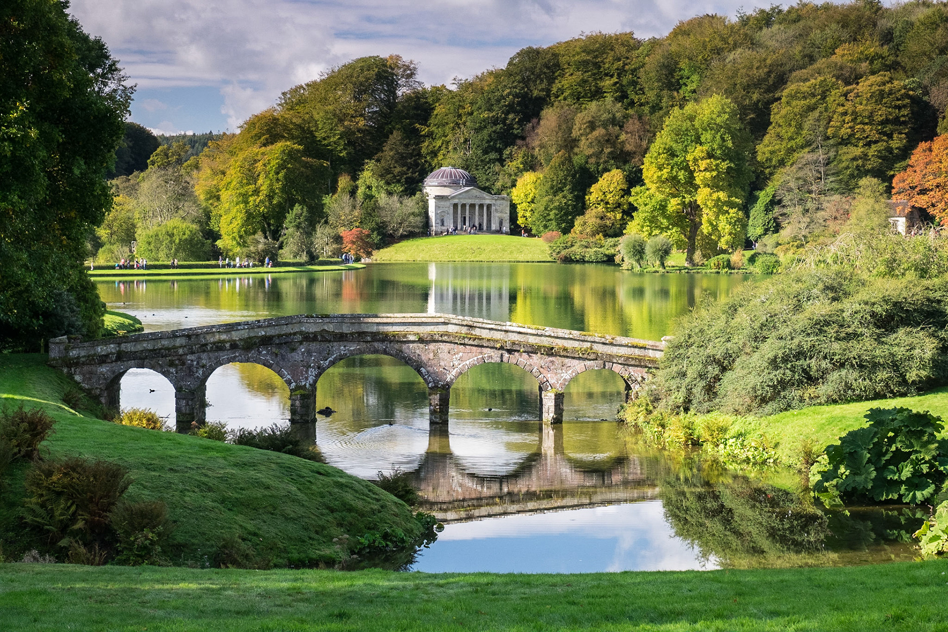 1° west photography by Peter Head - Stourhead, Wiltshire, England - 2° west