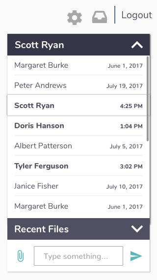 Chat Page (Mobile) #1 [CONTACTS]
