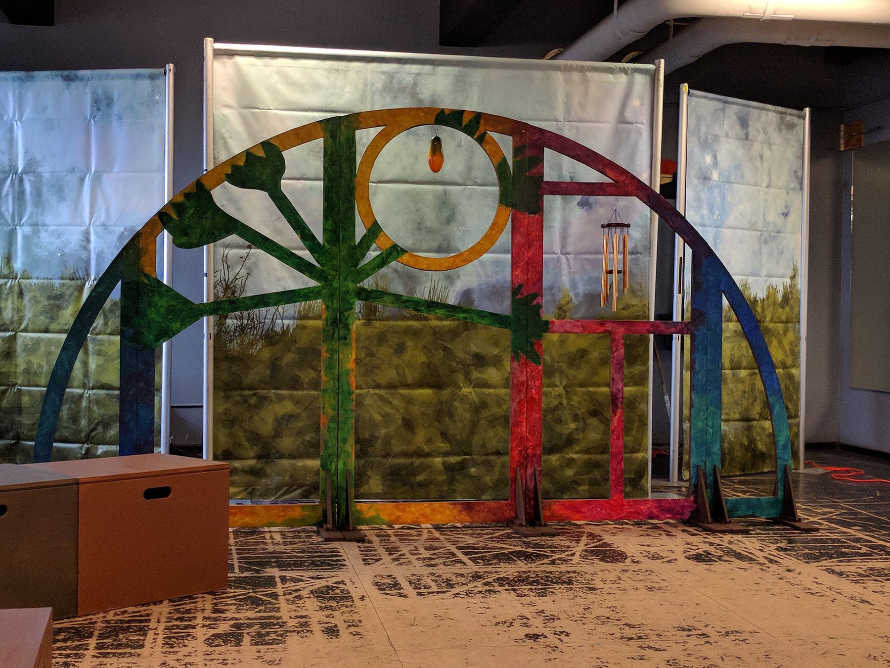 INSIDE OUT AND BACK AGAIN : Backdrop