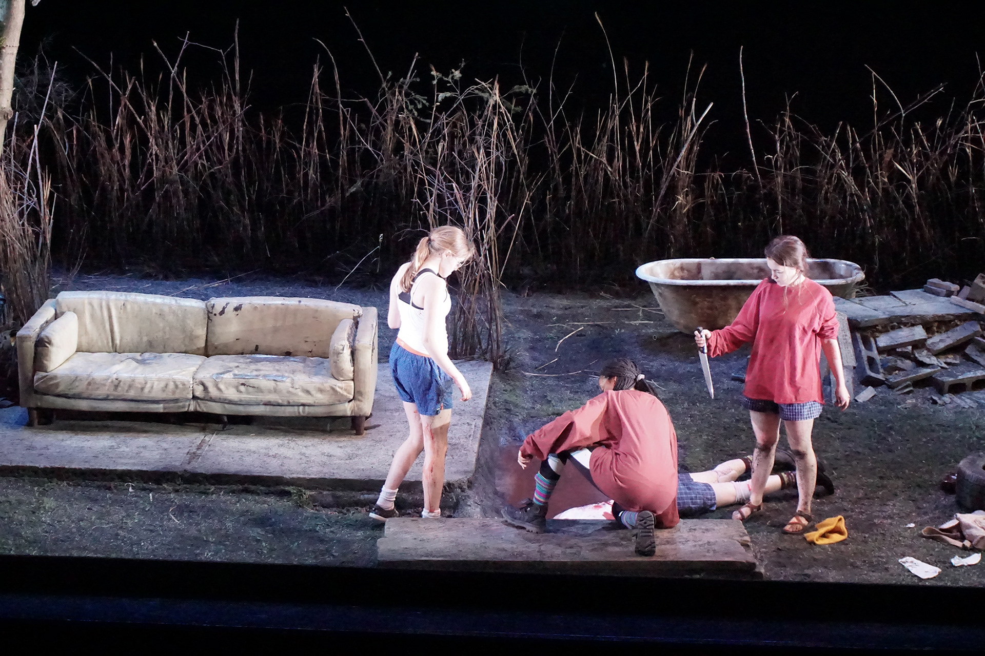 Drowning rehearsal