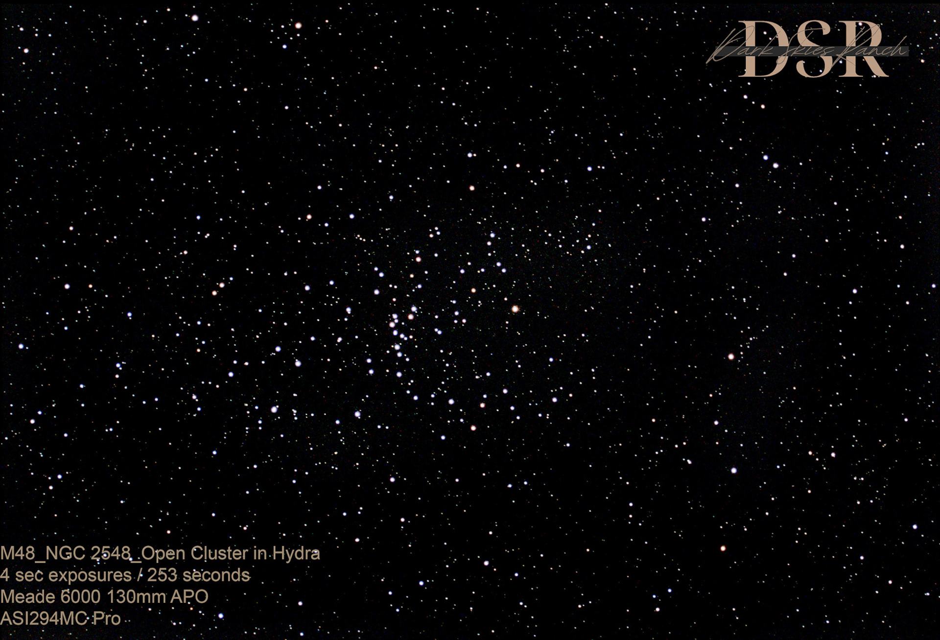 M48 Open Cluster in Hydra