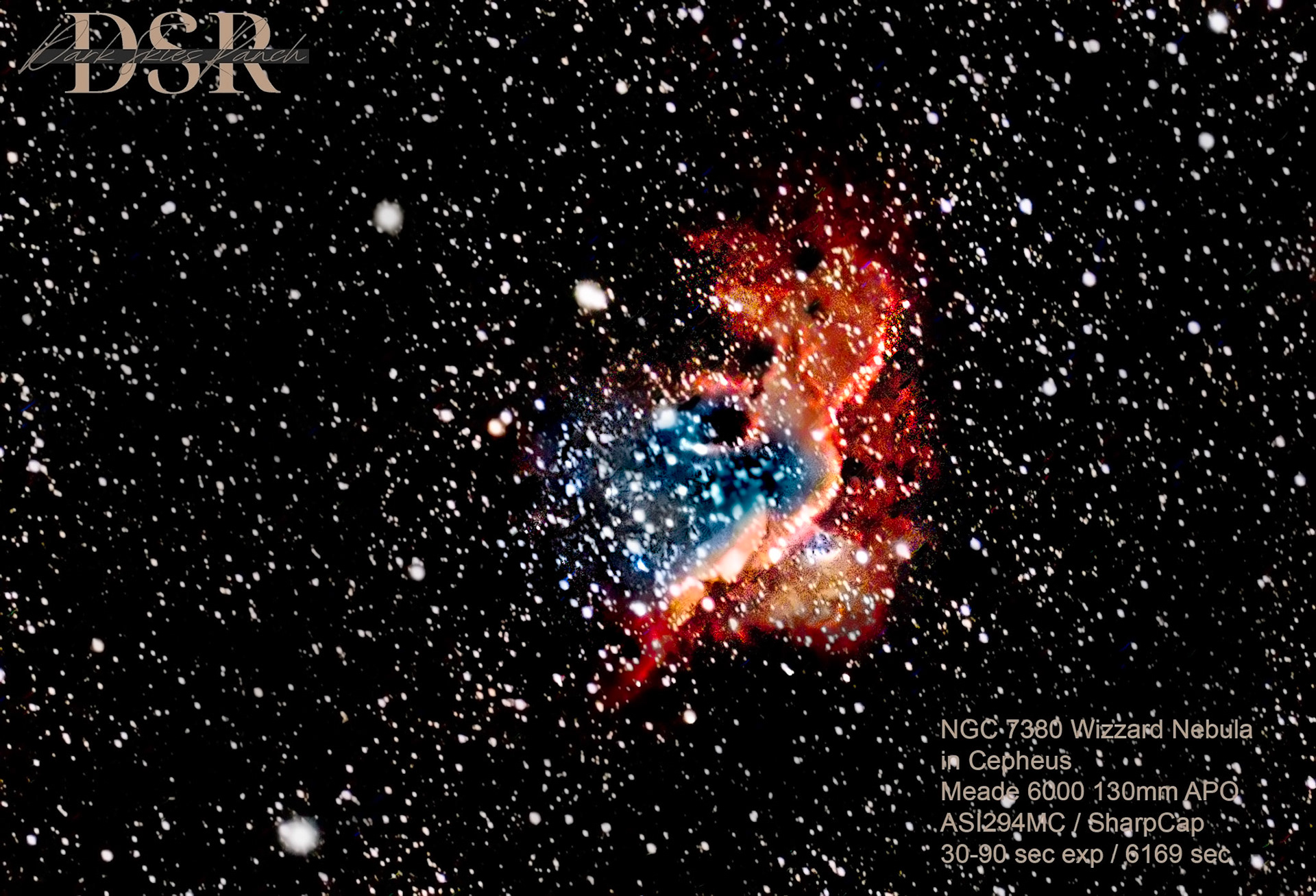 NGC7380 Wizzard Nebula