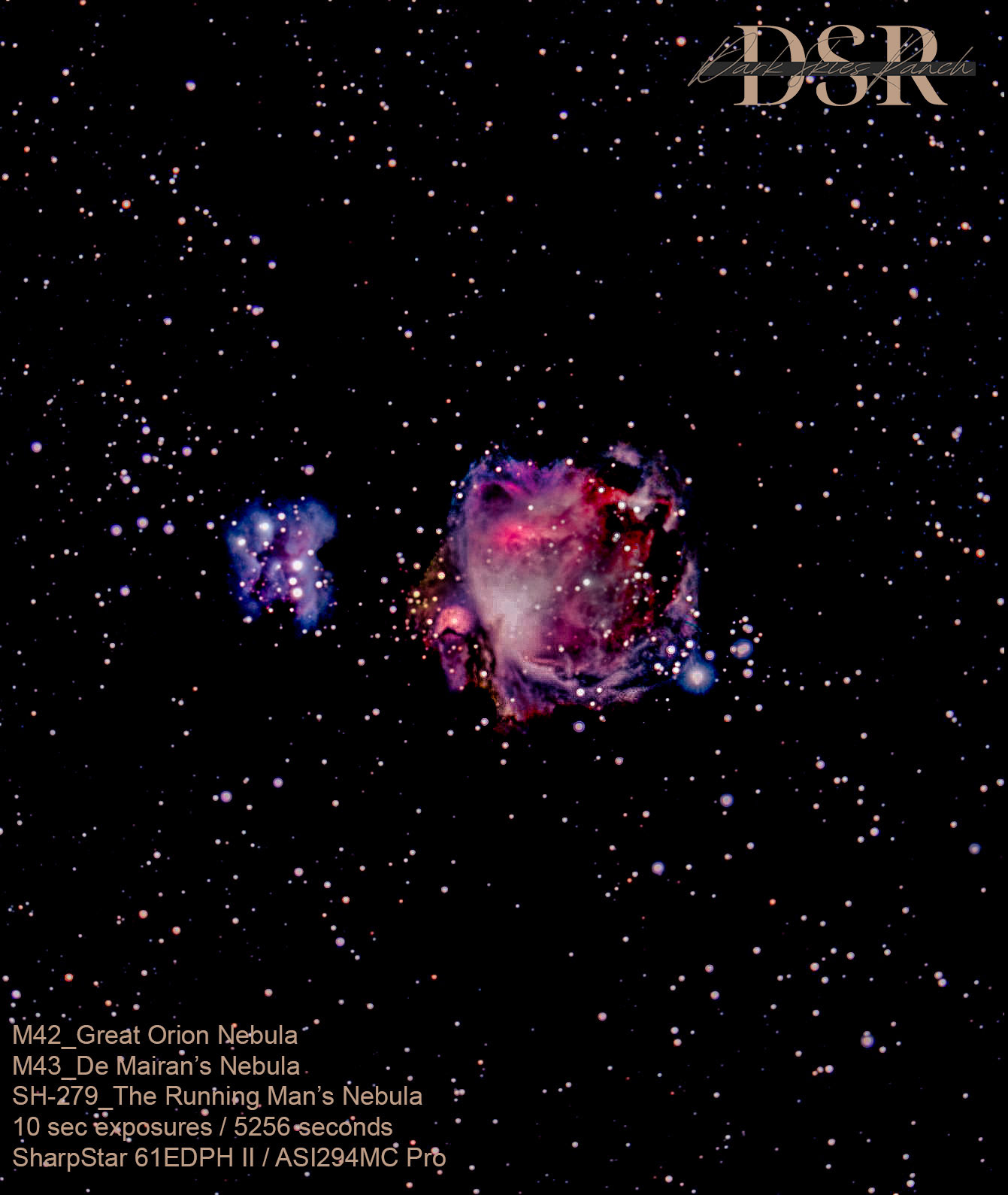 Orion Nebula_The Running Man Nebula