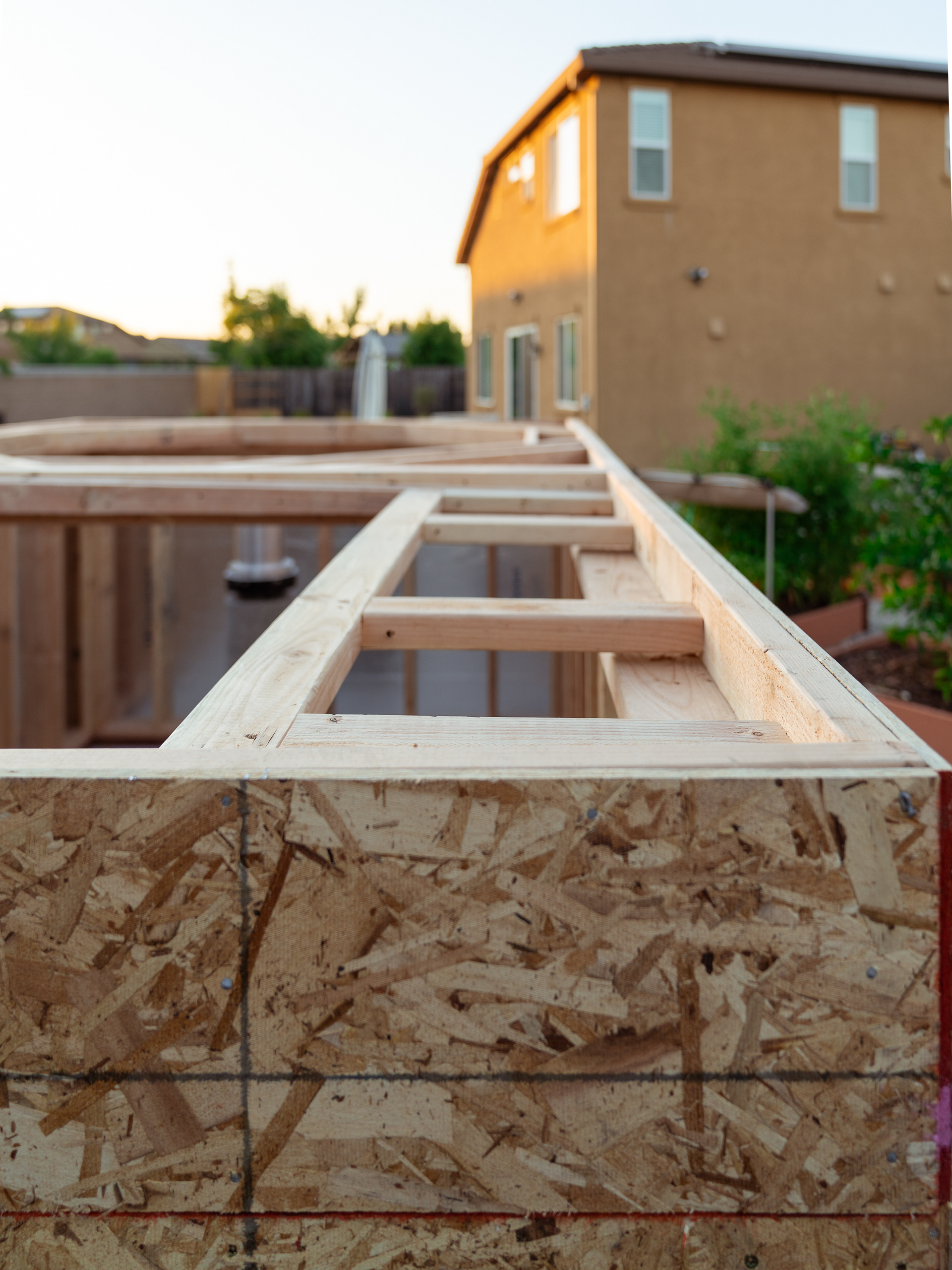 Unique angles to accomodate drainage