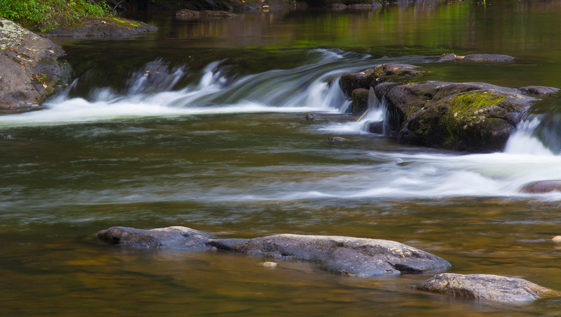 Small cascade at Wilson Creek in North Carolina by Guy Sagi