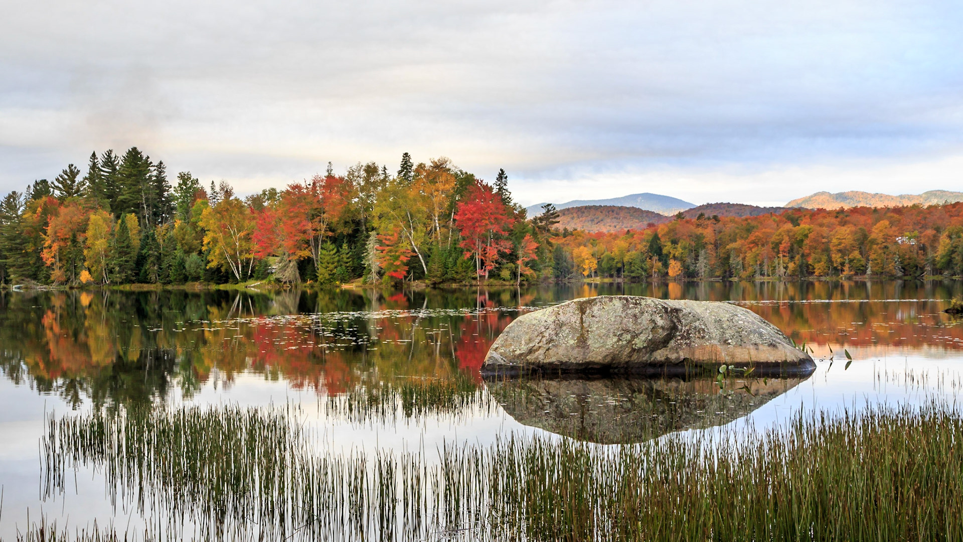 Autumn at Lake Abanakee