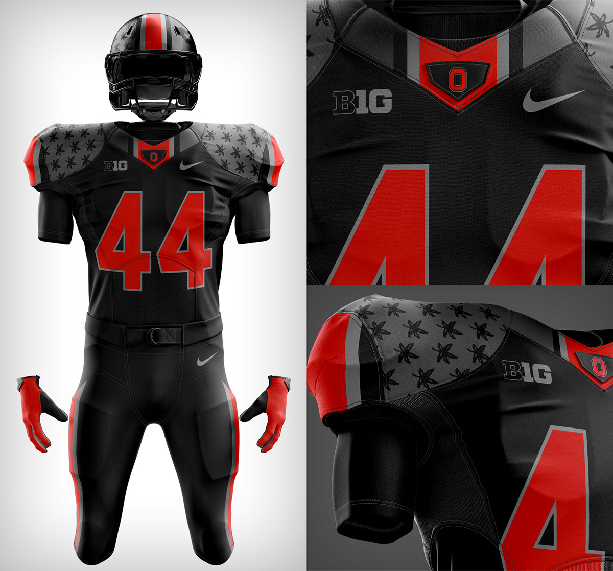 Dan Royer Designs - Ohio State Football Uniform Concepts