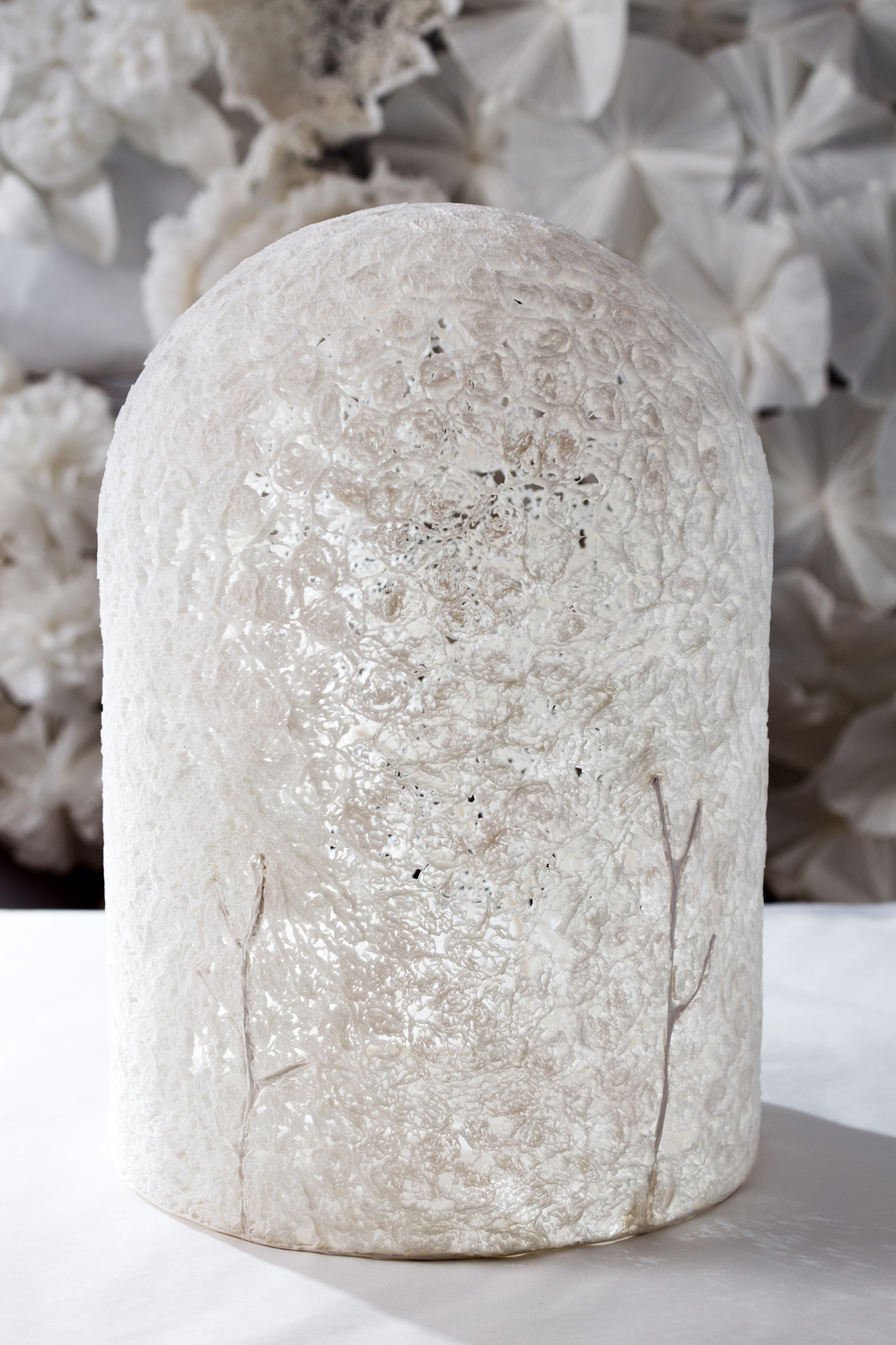 Sculpture Dôme 'Plénitude' - Papier de soie - 1 080€
